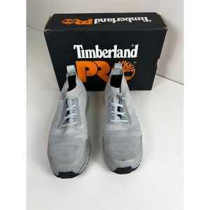 Timberland‎ Pro Radius Knit Slip on Womens Gray Safety Toe Work Shoes Sz 8